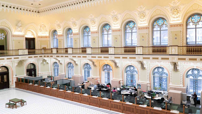 The National Bank of Ukraine building in Kyiv (interior). Image - The National Bank of Ukraine building in Kyiv (interior).